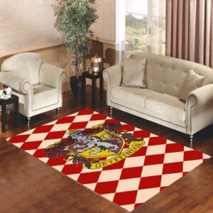 hogwart school griffindor Living room carpet rugs