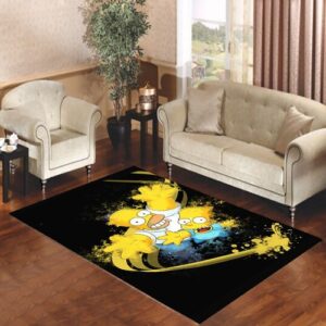 homer and bart Living room carpet rugs