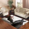 horses kiss Living room carpet rugs