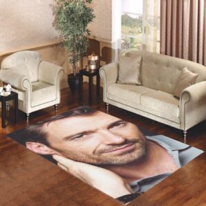 hugh jackman scruffy 2 Living room carpet rugs