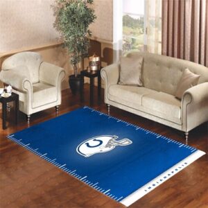 indianapolis colts helm Living room carpet rugs