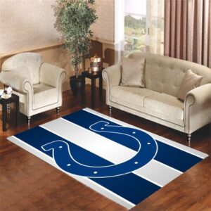 indianapolis colts logo Living room carpet rugs