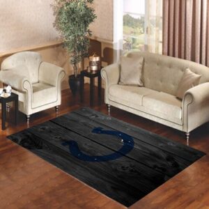 indy colts wood Living room carpet rugs