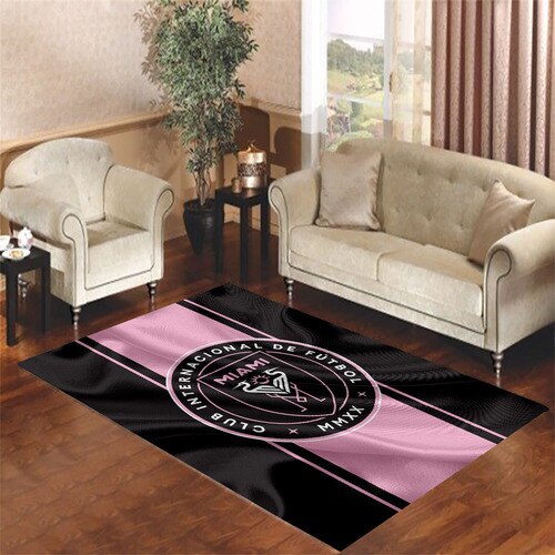 inter miami wallpaper logo Living room carpet rugs