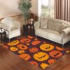 jack o lanterns pattern Living room carpet rugs