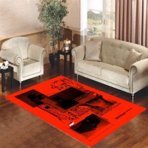 japanese poster aesthetic Living room carpet rugs