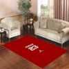 jordan 23 wallpaper red Living room carpet rugs