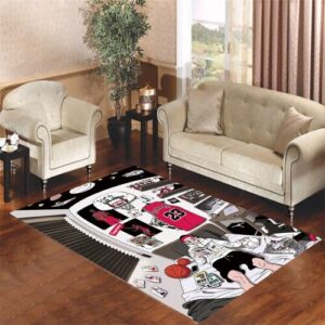 jordan fans Living room carpet rugs
