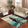 jordan riding horse michael jordan Living room carpet rugs