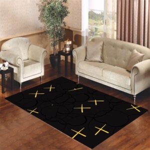 kaws icon black Living room carpet rugs