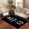 keep calm and love xo Living room carpet rugs