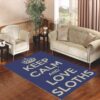 keep calm love sloths Living room carpet rugs