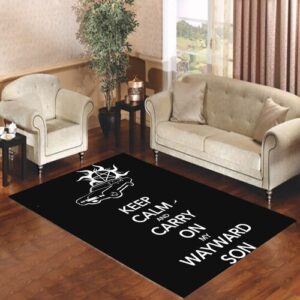 keep calm wayward Living room carpet rugs