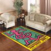 keith haring pink twist Living room carpet rugs