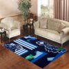 kenzo dark blue Living room carpet rugs
