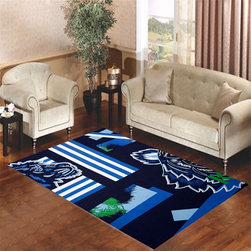kenzo dark blue Living room carpet rugs