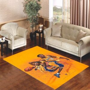 kobe bryant in action Living room carpet rugs
