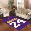 kobe bryant purple jersey Living room carpet rugs