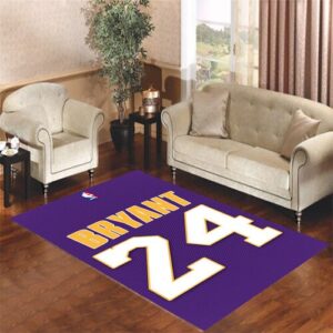 kobe bryant purple jersey Living room carpet rugs