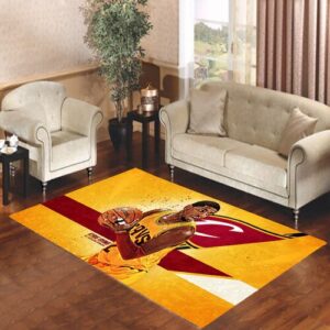 kyrie irving yellow bkg Living room carpet rugs