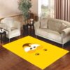 larva comic yellow Living room carpet rugs