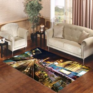 las vegas strip Living room carpet rugs