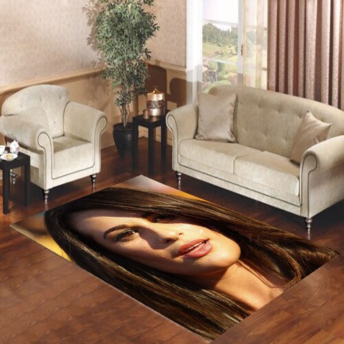 lea michele face Living room carpet rugs