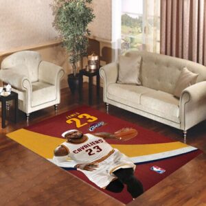 lebron james fastbreak Living room carpet rugs