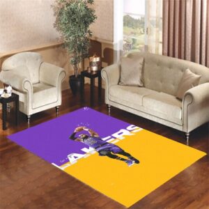 lebron james lakers Living room carpet rugs