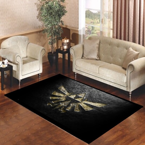 legend of zelda hyrule crest pattern Living room carpet rugs