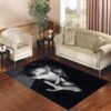 leonardo dicaprio smoke grey Living room carpet rugs