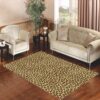 leopard print pale Living room carpet rugs