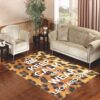 leopard print quote Living room carpet rugs