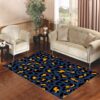 leopard wallpaper blue orange Living room carpet rugs