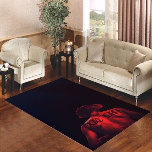 lil peep wallpaper in the dark Living room carpet rugs