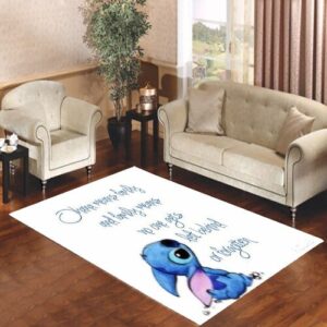 lilo and stitch ohana tan 2 Living room carpet rugs