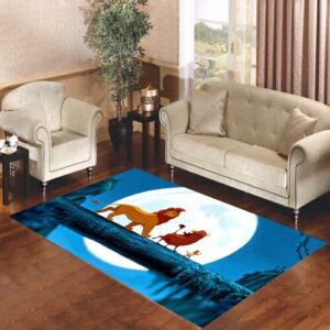 lion king hakuna matata stacked Living room carpet rugs