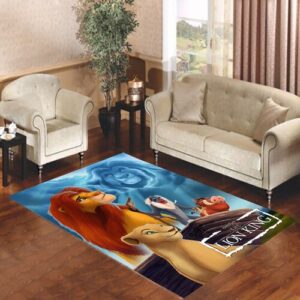 lion king movie poster Living room carpet rugs