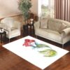 little mermaid watercolor 2 Living room carpet rugs
