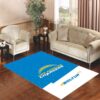 los angeles chargers bold up Living room carpet rugs