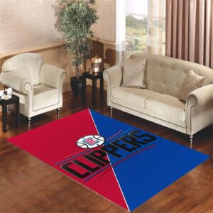 los angeles clippers Living room carpet rugs