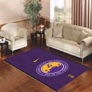 los angeles lakers purple Living room carpet rugs