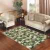 louuis vuiiton logo army Living room carpet rugs