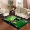 maleficent green flames Living room carpet rugs