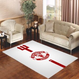 manchester united white Living room carpet rugs