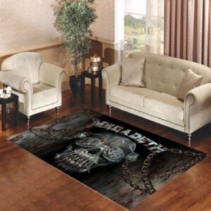 megadeth silver Living room carpet rugs