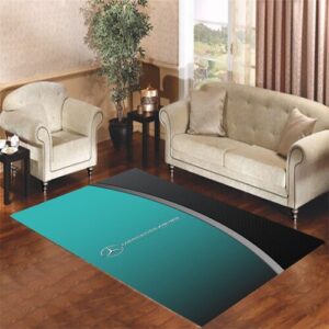 mercedes amg petronas f1 Living room carpet rugs