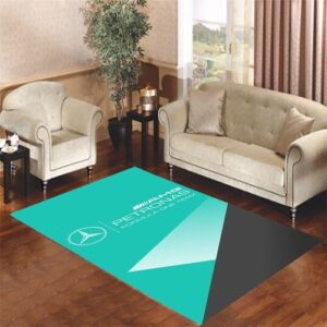 mercedes amg petronas f1 logo Living room carpet rugs