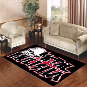 metal mulisha blk red Living room carpet rugs