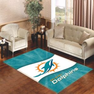 miami dolphins Living room carpet rugs